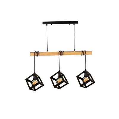 Подвесной светильник Goldlux 314581 Sweden Wood E27 3x20W IP20 Bl