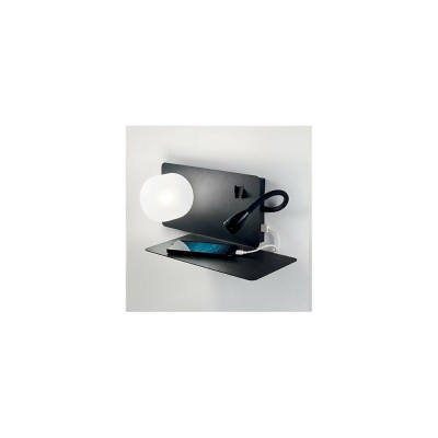 Бра Ideal Lux Book-2 Ap2 Nero 174846