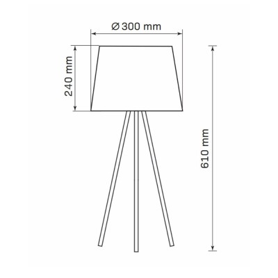 Настольная лампа Goldlux 325846 Elena E27 1x20W IP20 Bk Настольная лампа Goldlux 325846 Elena E27 1x20W IP20 Bk
