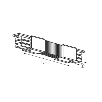 Гибкий соединитель Kanlux 33253 Tear IP20 Bl