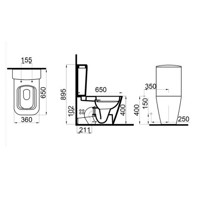 Унитаз-компакт с сиденьем SC IDEVIT Halley SETK3204-0316-001-1-6200 Унитаз-компакт с сиденьем SC IDEVIT Halley SETK3204-0316-001-1-6200