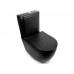 Унитаз-компакт Rimless NEWARC черный матовый Modern 3822B-M