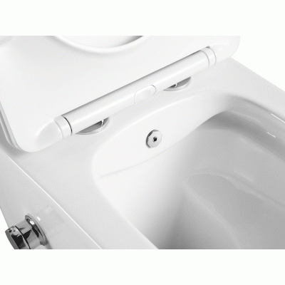 Чаша подвесного унитаза Rimless с сиденьем, функц. биде и смесителем ASIGNATURA Simple Bend 37852805 Чаша подвесного унитаза Rimless с сиденьем, функц. биде и смесителем ASIGNATURA Simple Bend 37852805