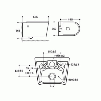 Чаша подвесного унитаза Rimless с сиденьем, функц. биде и смесителем ASIGNATURA Simple Bend 37852805 Чаша подвесного унитаза Rimless с сиденьем, функц. биде и смесителем ASIGNATURA Simple Bend 37852805