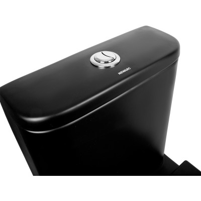 Унитаз-компакт Rimless NEWARC черный матовый Modern 3822B-M