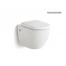 Чаша подвесного унитаза Rimless с сиденьем NEWARC белый матовый Modern 3823W-M
