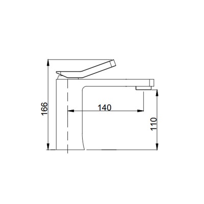 Смеситель для умывальника ASIGNATURA черный Unique 85501602
