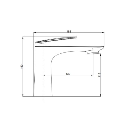 Смеситель для умывальника ASIGNATURA Intense 65501600