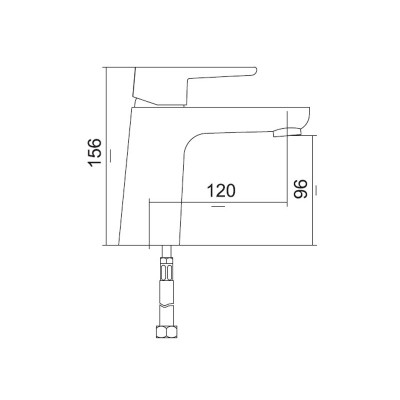 Смеситель для умывальника VENEZIA пурпурный Kapadokya 5010904-03 Смеситель для умывальника VENEZIA пурпурный Kapadokya 5010904-03