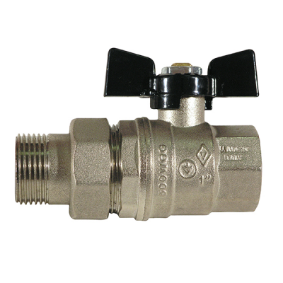 Кран с американкой BUGATTI 1" (ART.322)