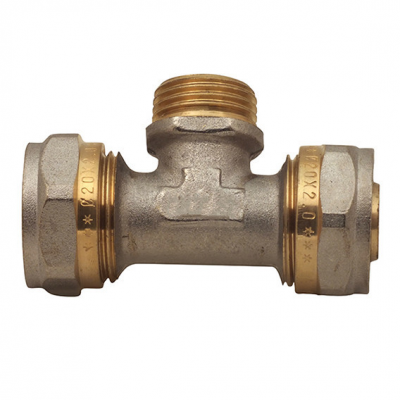 Тройник MASTER 26x3/4Mx26