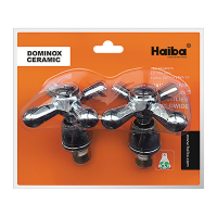 Ручки HAIBA DOMINOX (с кранбуксами, пара) резина Ручки HAIBA DOMINOX (с кранбуксами, пара) резина