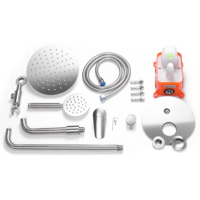 Встраиваемая душевая система MIXXUS BOX-009 (нерж. сталь) (SS0045) Встраиваемая душевая система MIXXUS BOX-009 (нерж. сталь) (SS0045)