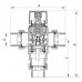 Клапан смесительный термостатический трехходовой 1'' (с накидн. гайками) KOER KR.1258 (KR2817)