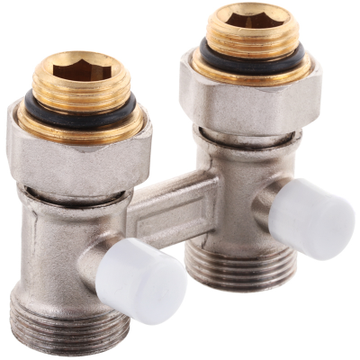 Узел нижнего подключения радиатора прямой 3/4'' с шар. затвором (комплект) KOER KR.1133 (KR2864) Узел нижнего подключения радиатора прямой 3/4'' с шар. затвором (комплект) KOER KR.1133 (KR2864)