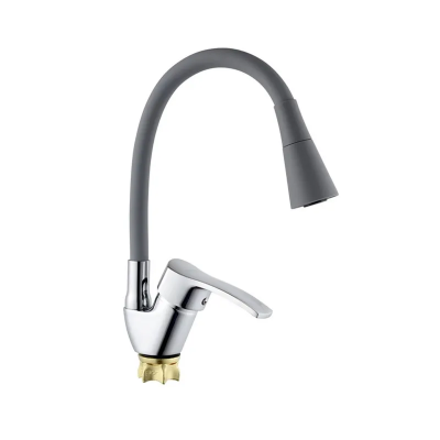 Смеситель для кухни с силиконовым изливом Champion YUB 011-279 (Nut) Refl.Grey (MI6425) Смеситель для кухни с силиконовым изливом Champion YUB 011-279 (Nut) Refl.Grey (MI6425)