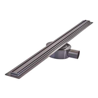 Душевой трап из нержавеющей стали SUS304 Mixxus Drain-05-80-Slim Black (30x800мм) (Черный) (MI6171)