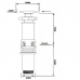 Раковина накладная Mixxus Premium STYLE-0201 520х375х140mm с донным клапаном (MP6511)