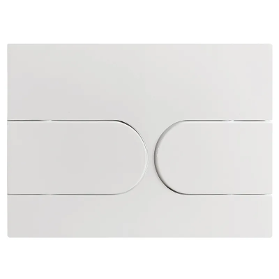 Панель смыва Koer KT-0604-03 240x160x10mm пластиковая, закругленная кнопка (KR5322)