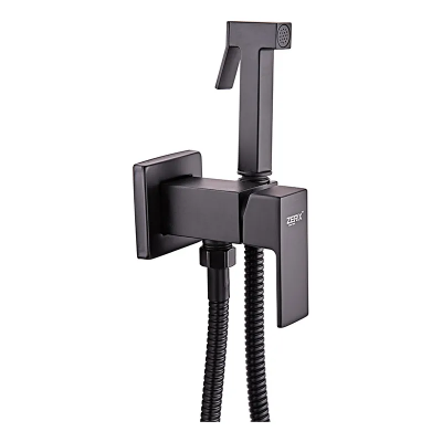 Смеситель для гигиенического душа Zerix LEB9-123 Black с лейкой (цвет черный) (ZX5572) Смеситель для гигиенического душа Zerix LEB9-123 Black с лейкой (цвет черный) (ZX5572)