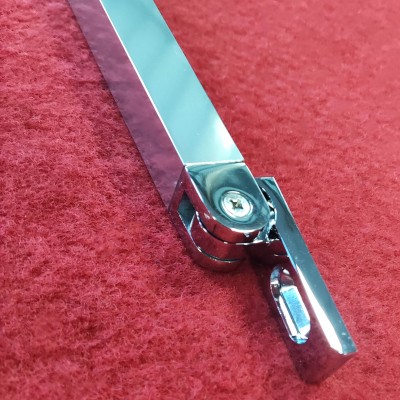 Дверь в нишу Koer SR SD04-120x200-TR-01 прозрачное стекло Easy Clean 10мм, хром (KR5387)