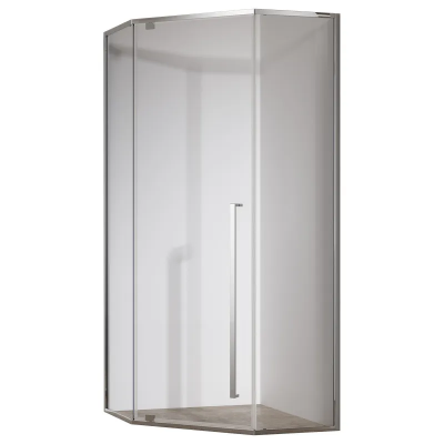 Душевая кабина без поддона Koer SR SC06-90x90x200-TR-01 прозрачное стекло Easy Clean 8мм, хром (KR5364)