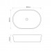 Раковина накладная MIXXUS PREMIUM ELLIPSE-0105 MARBLE-BLACK 600х400х150mm (MP6565)