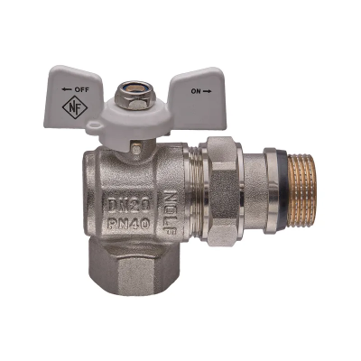 Кран шаровой с американкой Nolf NFC.983-08-3/4" FM ГШБ WHITE угловой "антипротечка" (NF3163) Кран шаровой с американкой Nolf NFC.983-08-3/4" FM ГШБ WHITE угловой "антипротечка" (NF3163)