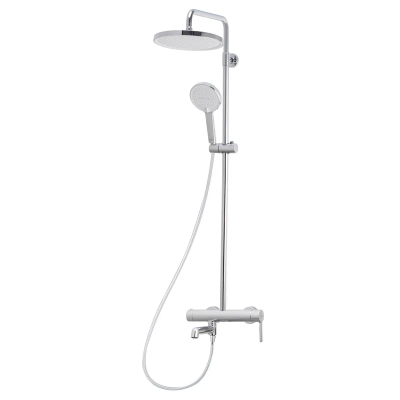 Душевая колонна со смесителем Koer KB-56029-01 3 функции, цвет хром (KR5481) Душевая колонна со смесителем Koer KB-56029-01 3 функции, цвет хром (KR5481)