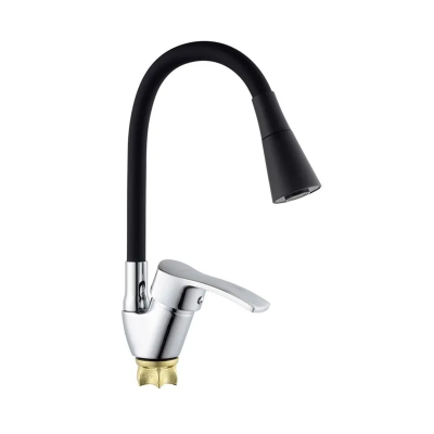 Смеситель для кухни с силиконовым изливом Champion YUB 011-279 (Nut) Refl.Black (MI6424) Смеситель для кухни с силиконовым изливом Champion YUB 011-279 (Nut) Refl.Black (MI6424)