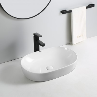 Раковина накладная MIXXUS PREMIUM ELLIPSE-0105 600х400х150mm (MP6563)