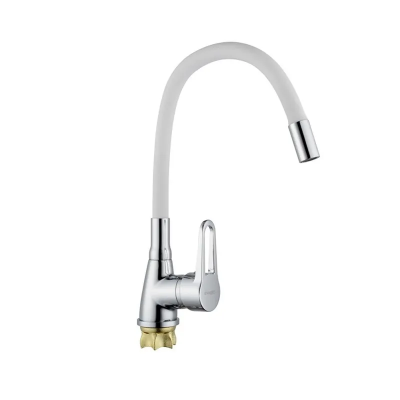 Смеситель для кухни с силиконовым изливом Champion Sop 014-045 (Nut) Refl.White (MI6362) Смеситель для кухни с силиконовым изливом Champion Sop 014-045 (Nut) Refl.White (MI6362)