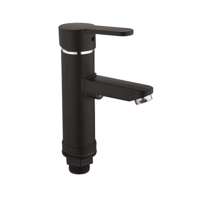 Смеситель для умывальника Plamix Raul-001-A Black (без подвода) (PM0653) Смеситель для умывальника Plamix Raul-001-A Black (без подвода) (PM0653)