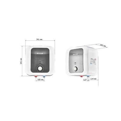 Водонагреватель накопительный над мойкой MIXXUS EWH-1110 SMALL OVER 10 л, мокрый тен 1,5 kW (WH0606)