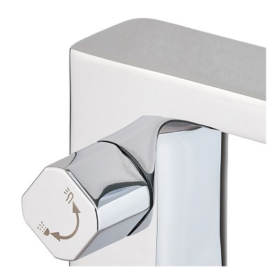 Смеситель на борт ванны на 3 отверстия Haiba Kubus 022 (3-hole) (HB3957)