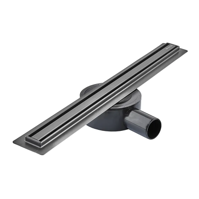 Душевой трап из нержавеющей стали SUS304 Mixxus Drain-05-50-Slim Black (30x500мм) (Черный) (MI6168)
