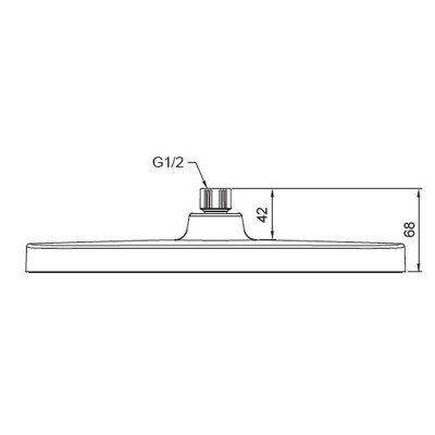 Лейка для душа потолочная Koer KP-0402-01-OH 310x200мм (KR4984) Лейка для душа потолочная Koer KP-0402-01-OH 310x200мм (KR4984)