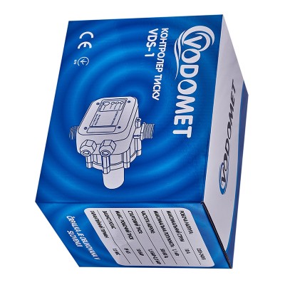 Контроллер давления Vodomet VDS-1 электронный для насоса 1,1 кВт, 1", с кабелем (VO4200)