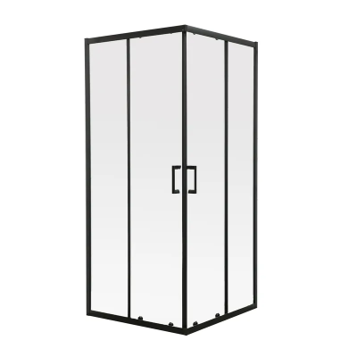 Душевая кабина без поддона Mixxus Premium DIVERSE SC02-90x90x195-TR Black прозрачное стекло 5мм (MI6862)