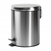 Мусорное ведро круглое Zerix Solo-TC0107 SS Color 7 л цвет нержавейка (ZX5899)