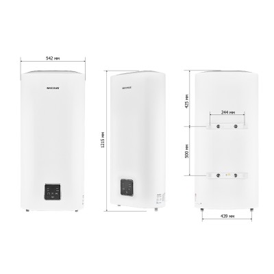 Водонагреватель накопительный MIXXUS EWH-09100 FLAT WET 100 л, мокрый тен 2 kW (WH0596)