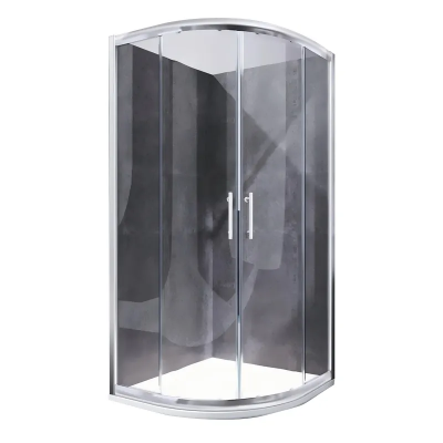 Душевая кабина без поддона Koer SR SC04-90x90x195-TR-01 прозрачное стекло Easy Clean 5мм, хром (KR5360)