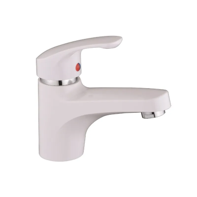 Смеситель для умывальника Plamix Fidel-001 SET White (с подводом) (PM0659) Смеситель для умывальника Plamix Fidel-001 SET White (с подводом) (PM0659)