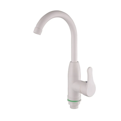 Смеситель для кухни Plamix Diego-011-B White (без подвода) (PM0658)