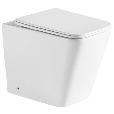 Унитаз напольный безбачковой Mixxus Premium QUADRO-0701-R 600х355х410mm, безободковый (MP6590)