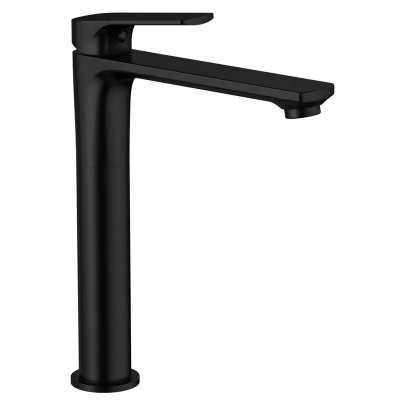 Смеситель для умывальника Mixxus Premium MONE 001 NUT HIGH Black (MI6775)