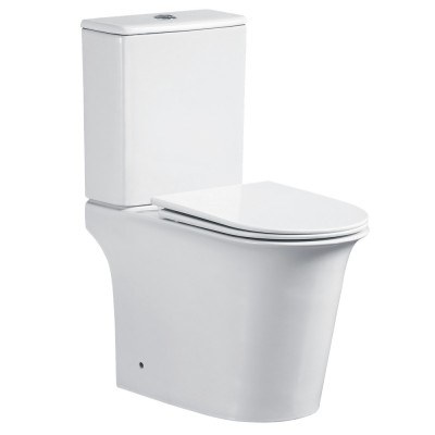 Унитаз-компакт Mixxus WAVE-0405-R 630х350х795mm, система смыва RIMLESS (MI6694)