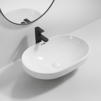 Раковина врезная на столешницу Mixxus Premium ELLIPSE-1601 600х400х190mm с переливом (MP6569)