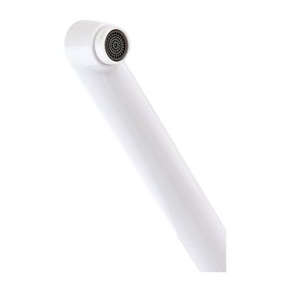 Смеситель для ванны Plamix Omega-140 Euro White (без шланга и лейки) (PM0648)