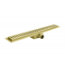 Душевой трап из нержавеющей стали SUS304 Koer FD35-70x800-Brushed Gold (AC0719)